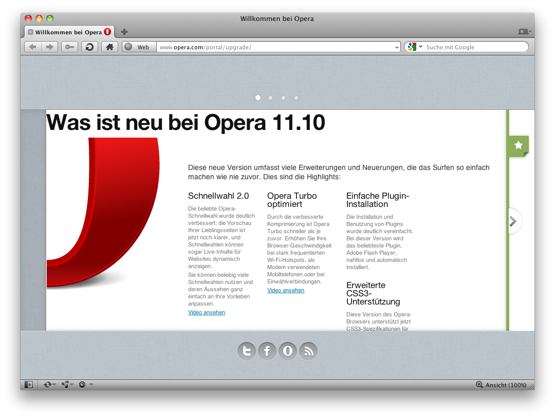 Opera 11.10